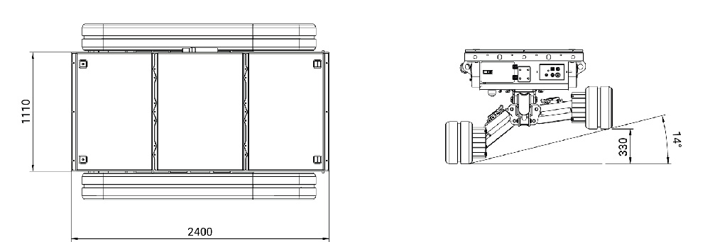 電動履帶式搬運車3.0BL-尺寸2