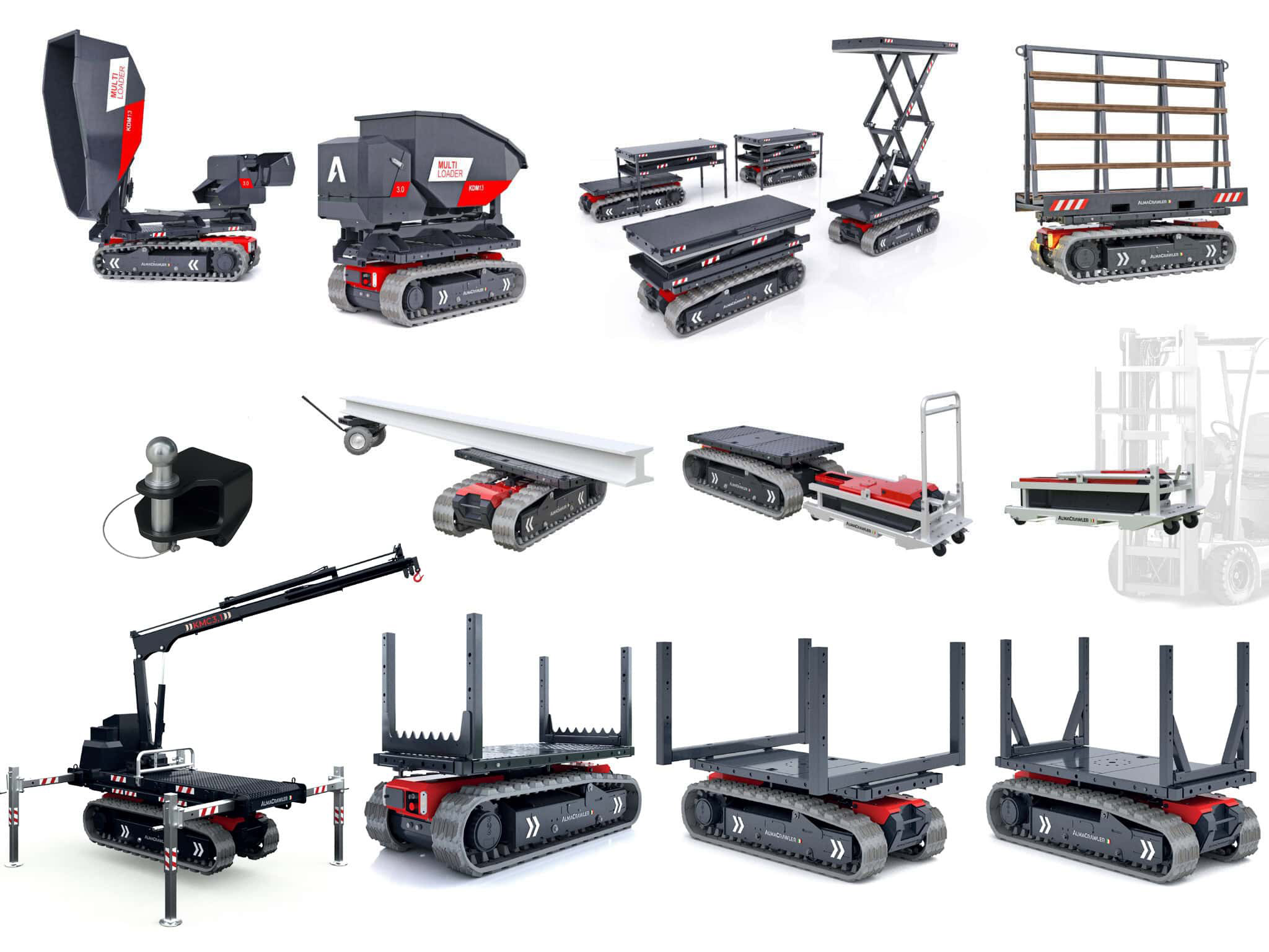 AlmaCrawler多地形履帶搬運車